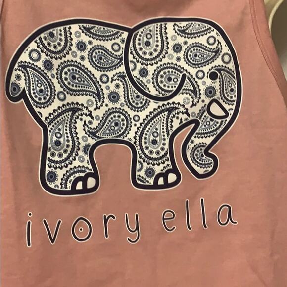 NWOT IVORY ELLA‎ ORGANIC COTTON TANK TOP SIZE S - Picture 3 of 4